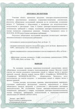 Экспертное
заключение
(стр.2)